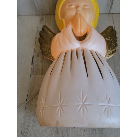 Vintage Grand ventures blow mold Angel cherub girl home lawn decor Xmas - Picture 2 of 8
